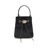 Versace Black Viscose Shoulder Bag